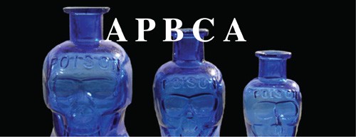[updated 17 March 2013] The FOHBC welcomes the Antique Poison Bottle Collectors Association (APBCA) to the FOHBC as our latest Affiliated Club. Thank you Joan...