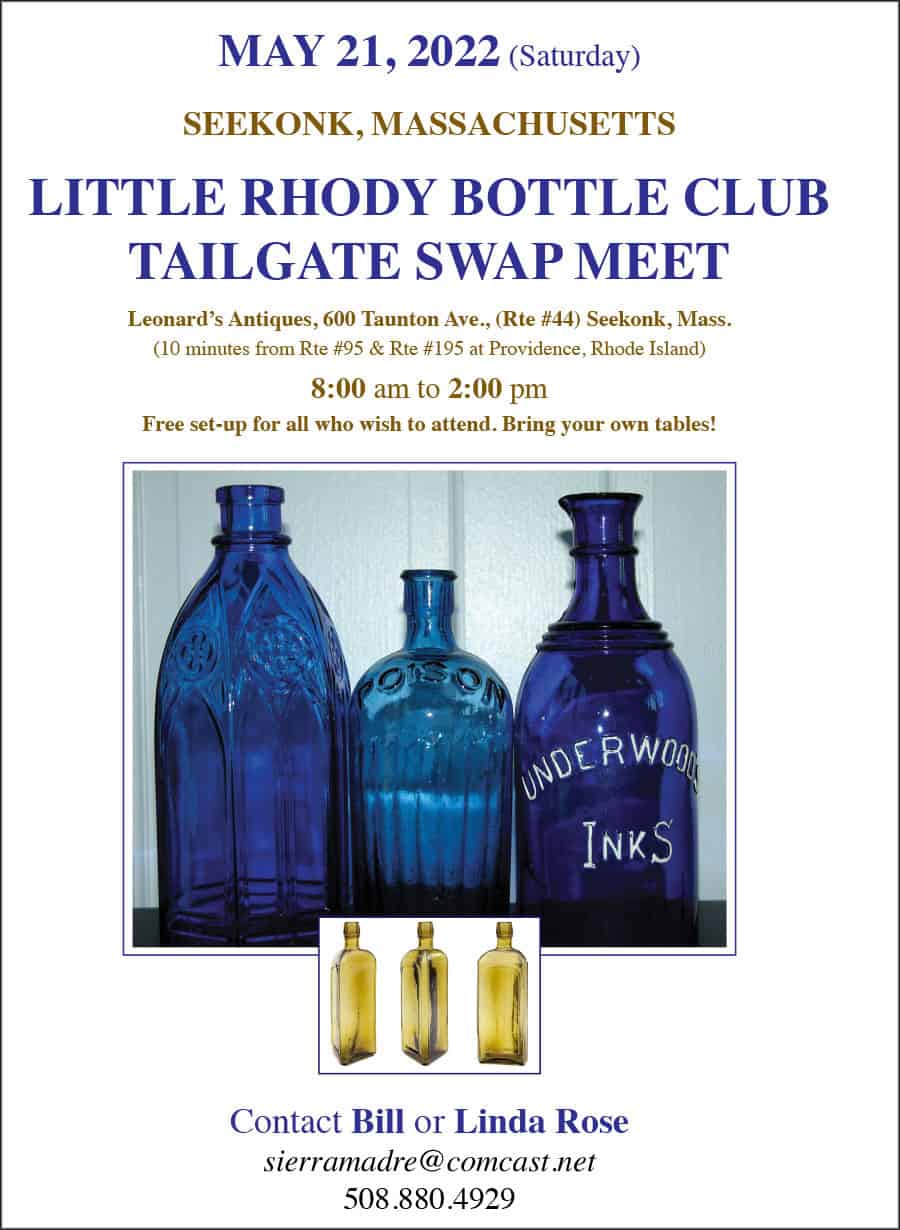 The Little Rhody Bottle Club Tailgate Swap Meet @ Leonard’s Antiques