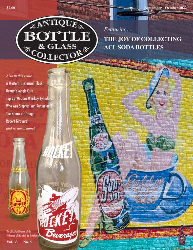 Antique Bottle & Glass Collector: September - October 2022 Cover