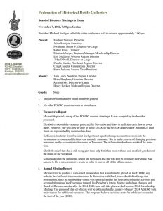 FOHBC Meeting Minutes - 7 November 2023